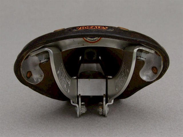 <------------------ SOLD ------------------> Ideale 90 IR saddle - alloy rails with clamp - circa 1977 to 1979 (NOS)