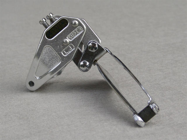 <------------------ SOLD ------------------> Simplex SLJ A 500 front derailleur - circa 1975 to 1977 (USED)