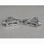 Maillard 700 CXC Professional pedals - alloy body - chrome plated rear plate 