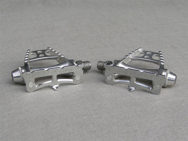 Maillard 700 CXC Professional pedals - alloy body - chrome plated rear plate 