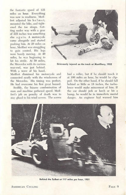 <------- American Cycling 09-1965 -------> Date With Death:  Jose Meiffret