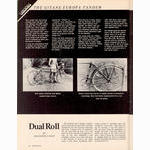 <------ Bicycling Magazine 11-1969 ------> Gitane Europa Tandem