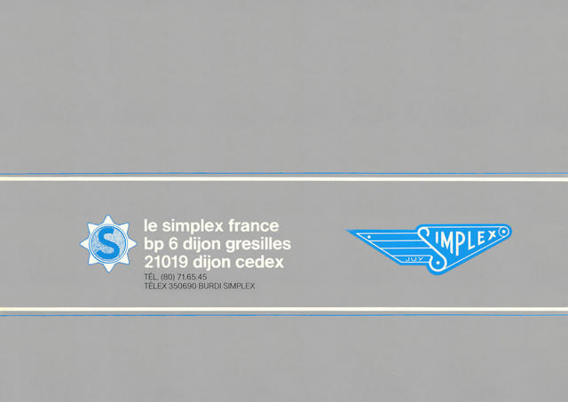 Simplex catalog (09-1981)