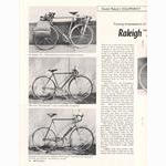 <-- Bicycling Magazine 04-1972 --> Raleigh International / Professional