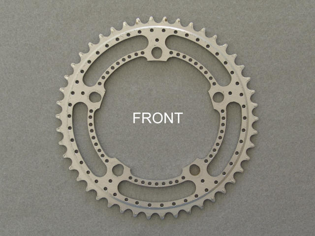 Stronglight model 105 bis chain ring - 46 tooth - 122 mm BCD (USED)