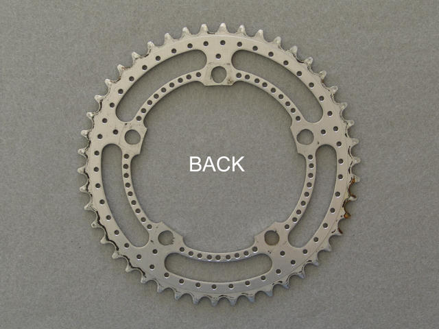 Stronglight model 105 bis chain ring - 46 tooth - 122 mm BCD (USED)