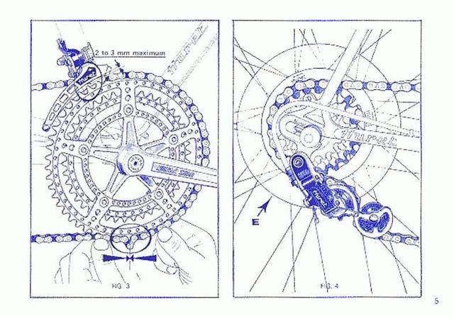 Huret derailleur instruction manual (1980)