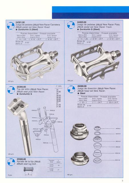 Zeus catalog # 105 (1984)