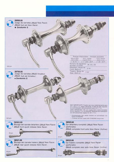 Zeus catalog # 105 (1984)