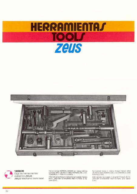 Zeus catalog # 105 (1984)