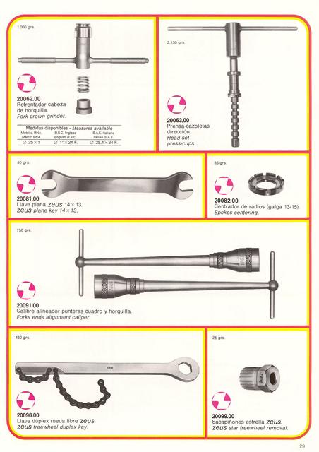 Zeus catalog # 105 (1984)