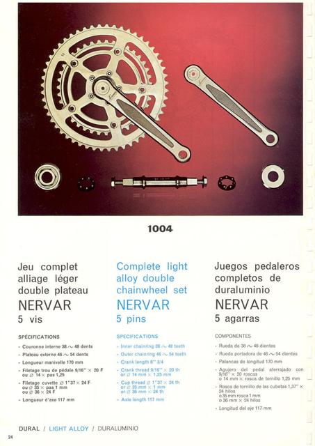 Nervar catalog (1974)