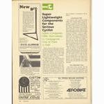 <------ Bicycling Magazine 09-1979 ------> Super Lightweight Components - Galli