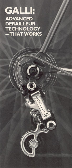 Galli derailleur brochure (1986)