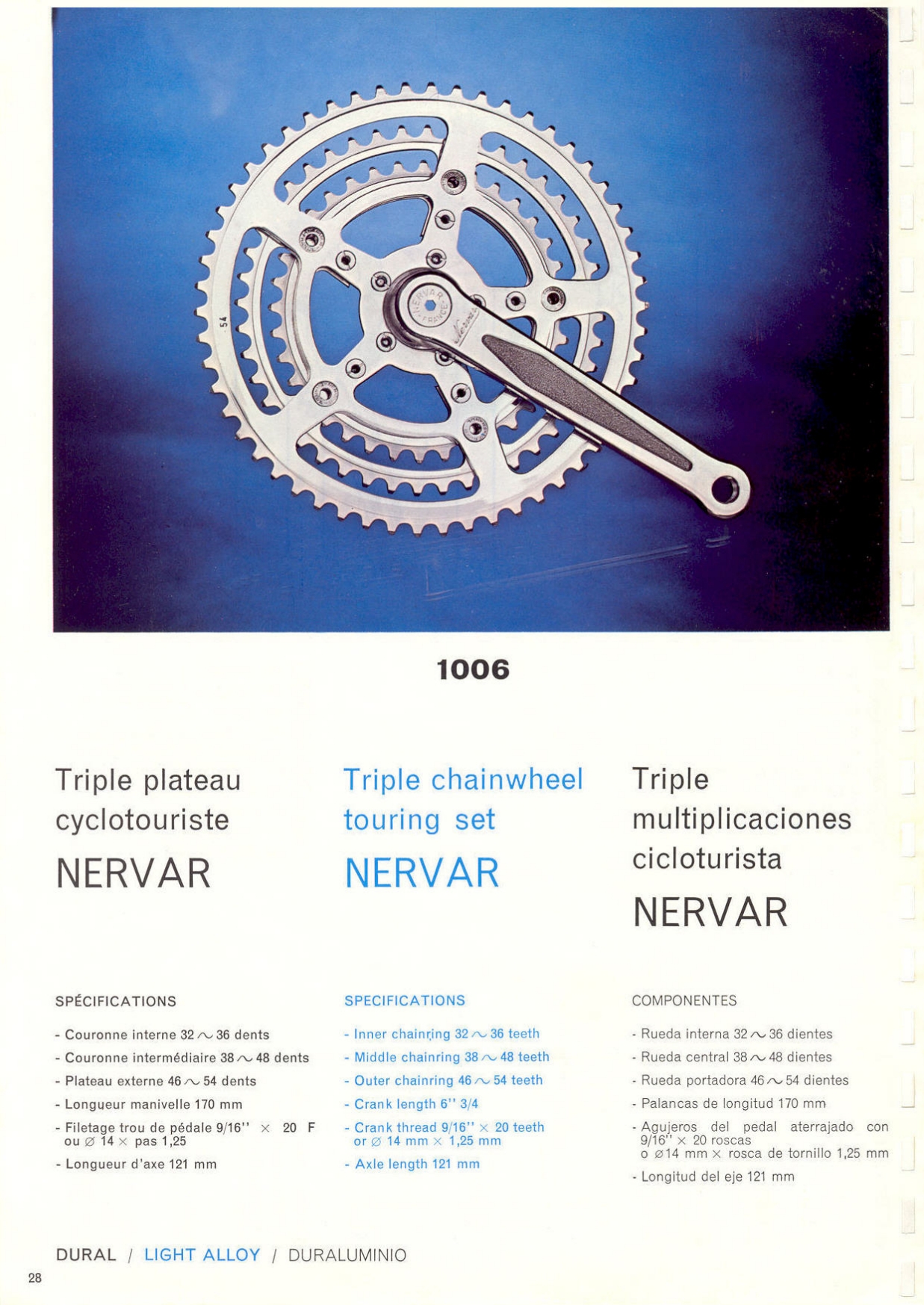Nervar catalog (1974)