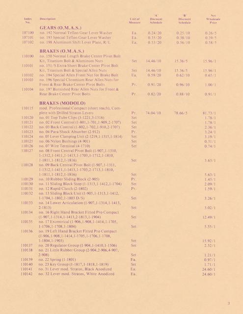 Strawberry Racing Cycles catalog (1979)