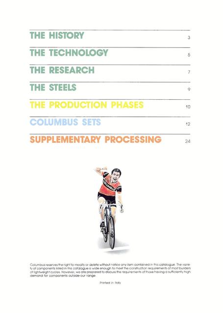 Columbus / A.L. Colombo catalog (1987)