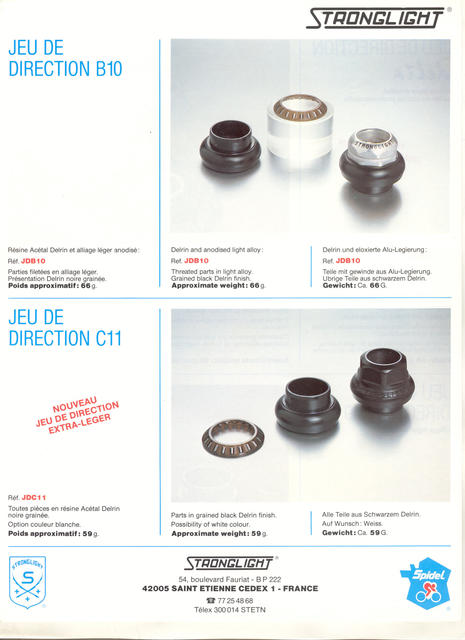 Stronglight catalog # 28 (1986)