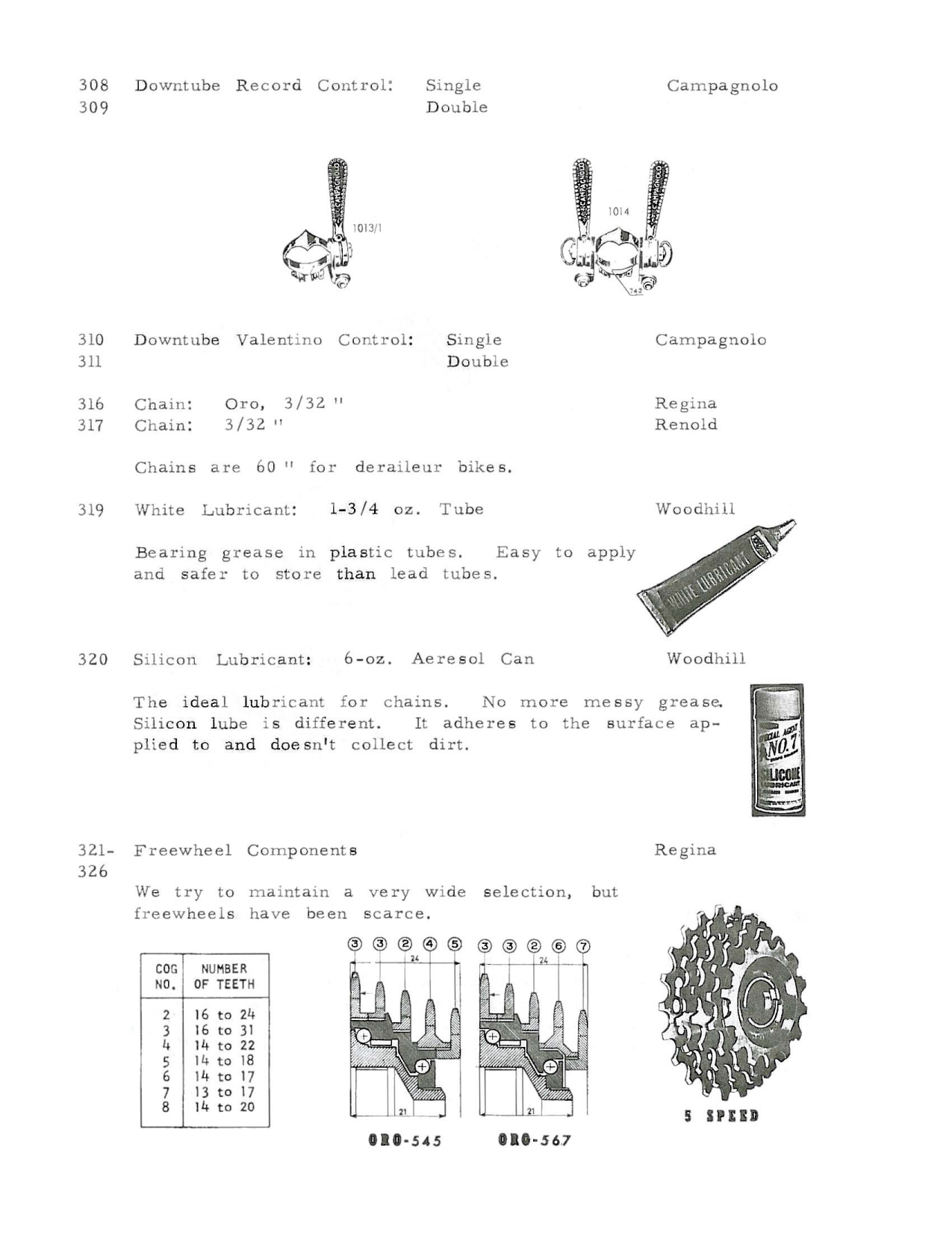 Hi-E parts list / price list (1971)