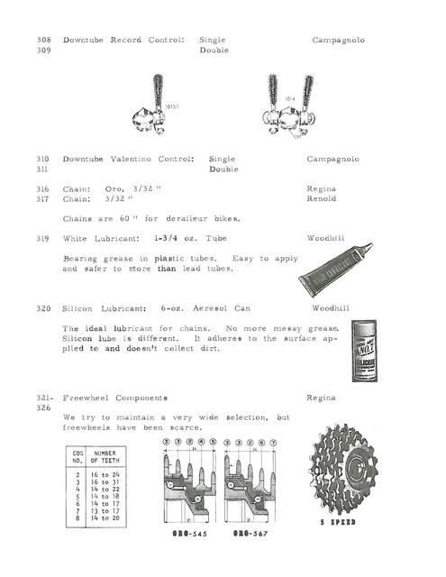 Hi-E parts list / price list (1971)