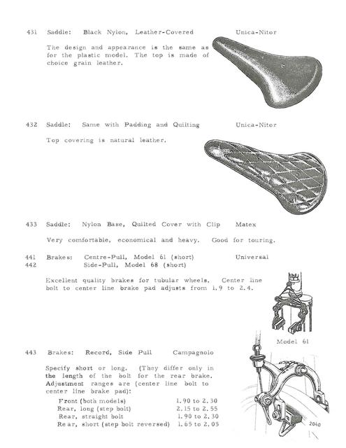 Hi-E parts list / price list (1971)