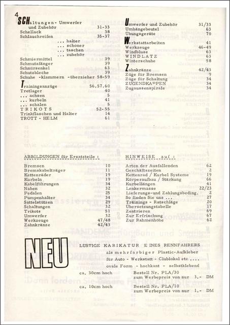 Brügelmann catalog (1972)
