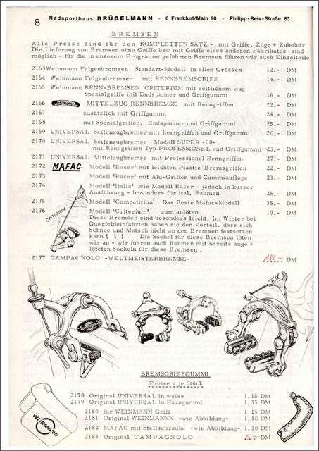 Brügelmann catalog (1972)