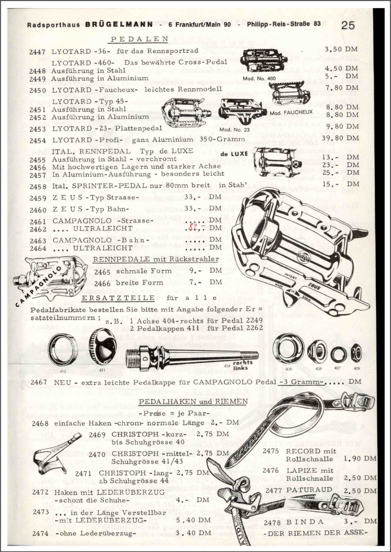 Brügelmann catalog (1972)