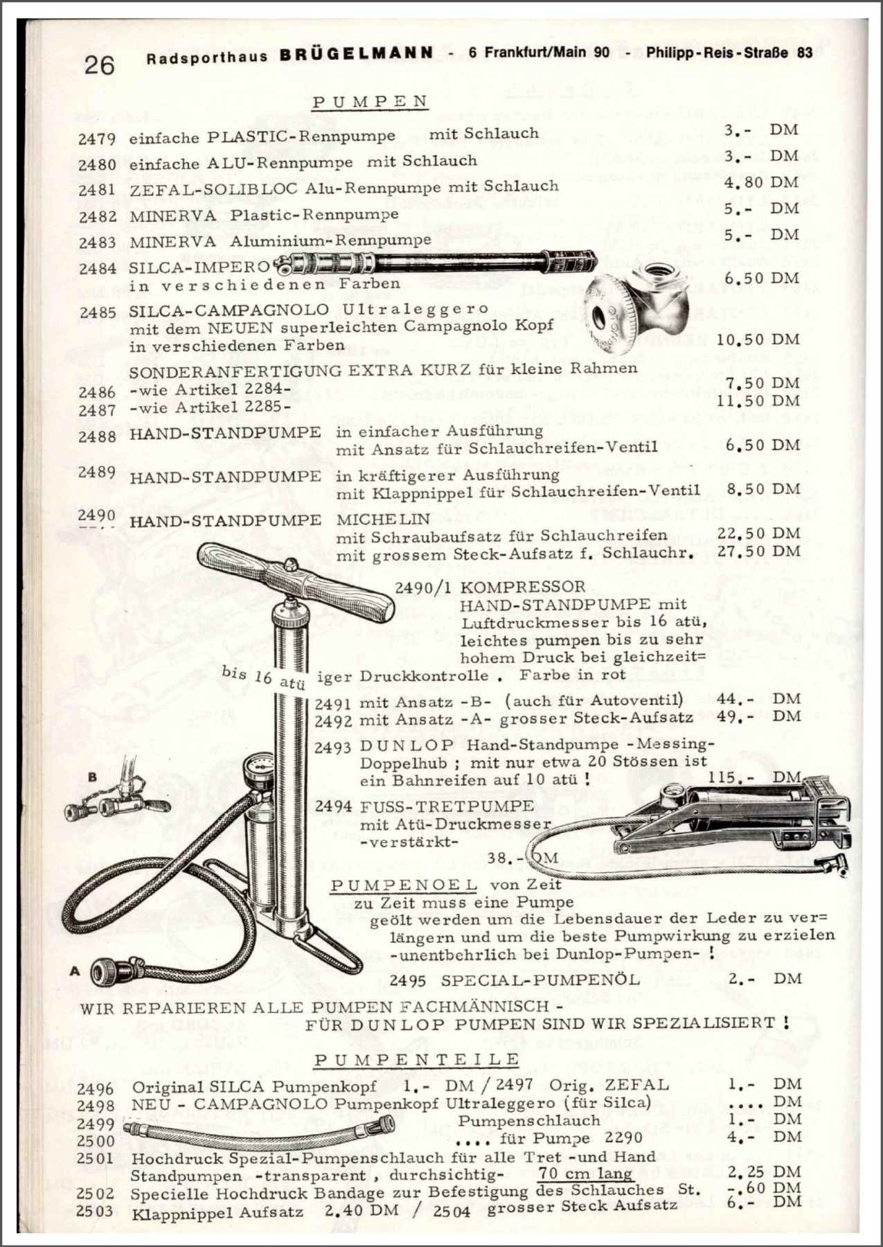 Brügelmann catalog (1972)