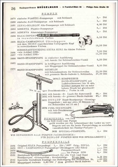 Brügelmann catalog (1972)