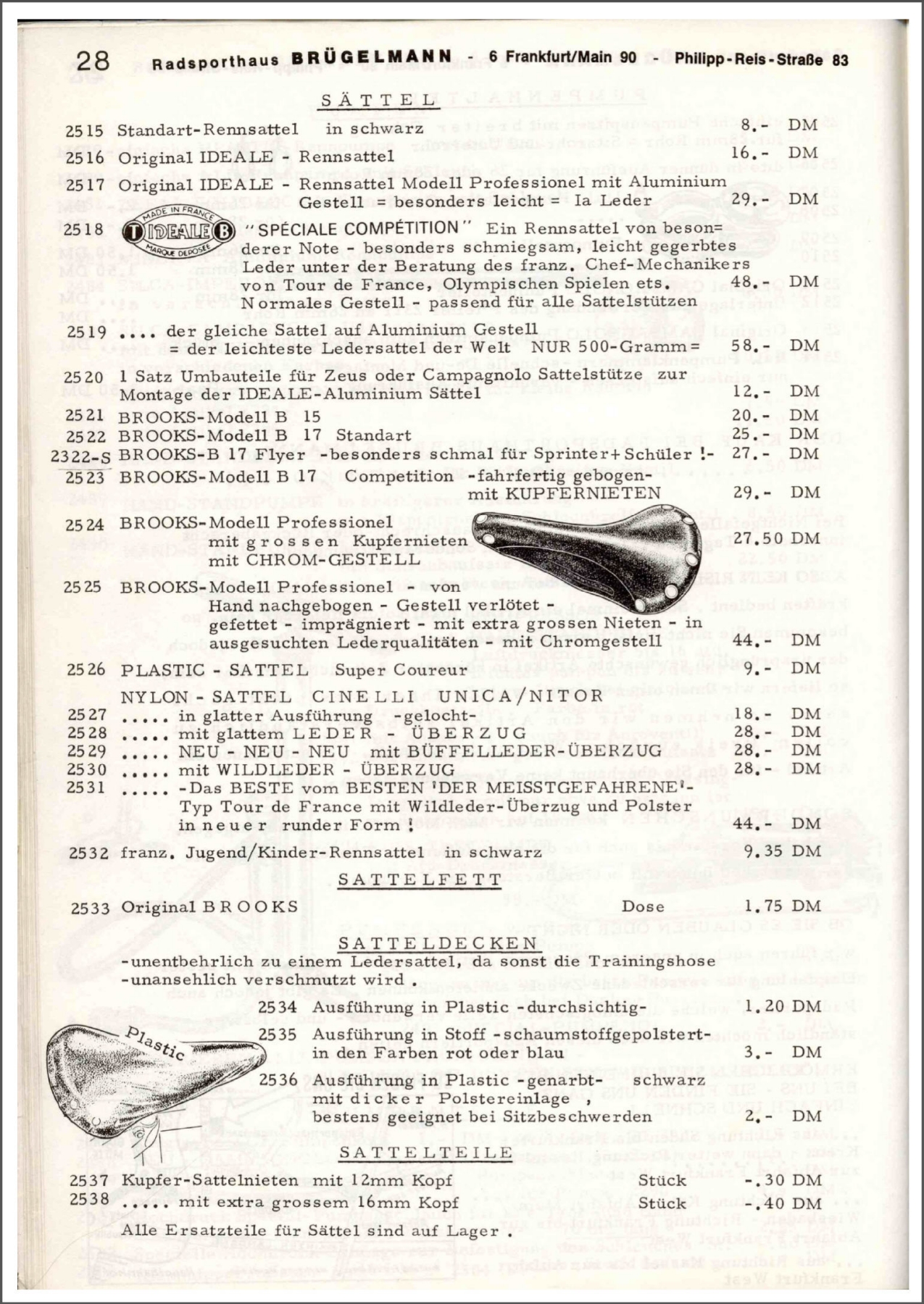 Brügelmann catalog (1972)
