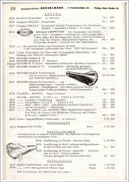 Brügelmann catalog (1972)