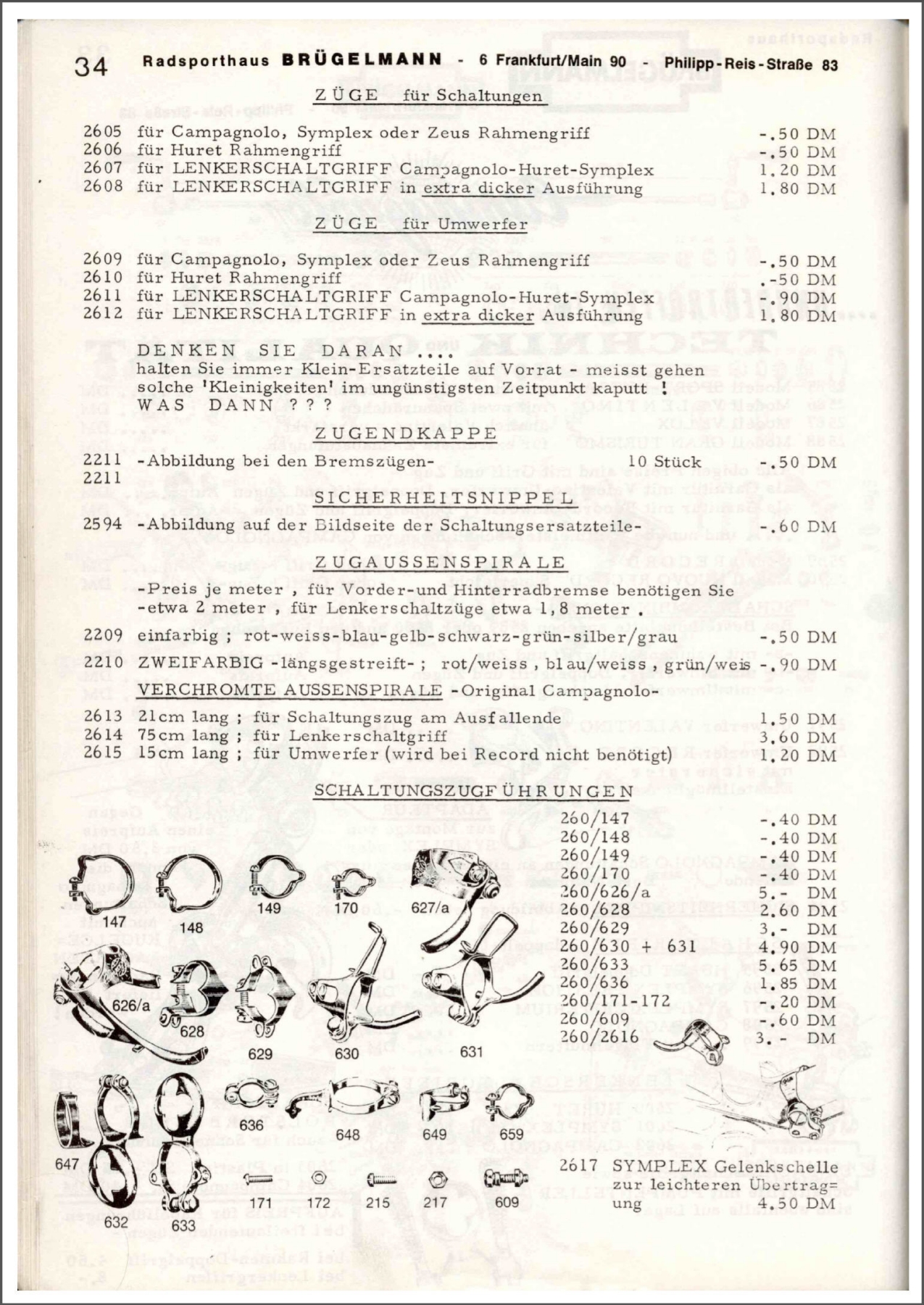Brügelmann catalog (1972)