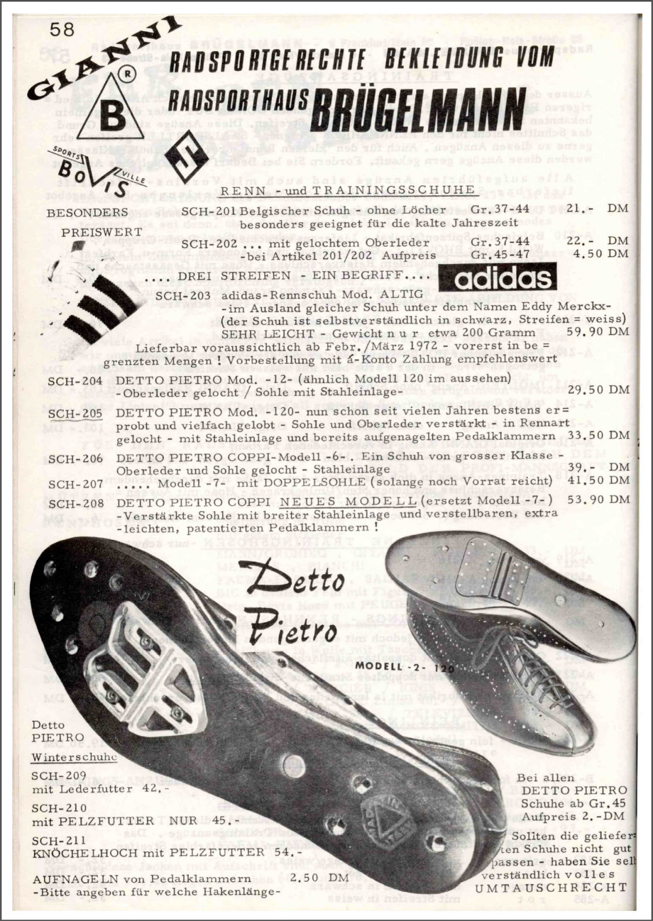 Brügelmann catalog (1972)