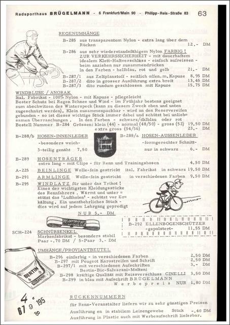 Brügelmann catalog (1972)