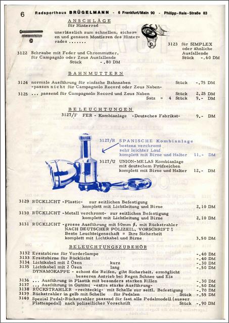 Brügelmann catalog (1973)