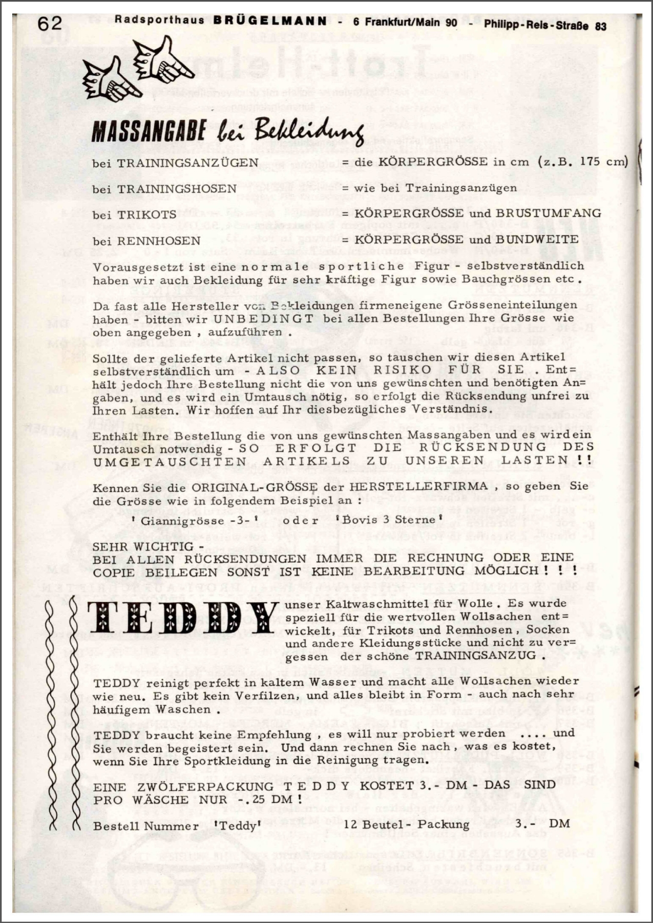 Brügelmann catalog (1973)