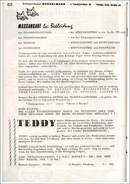 Brügelmann catalog (1973)