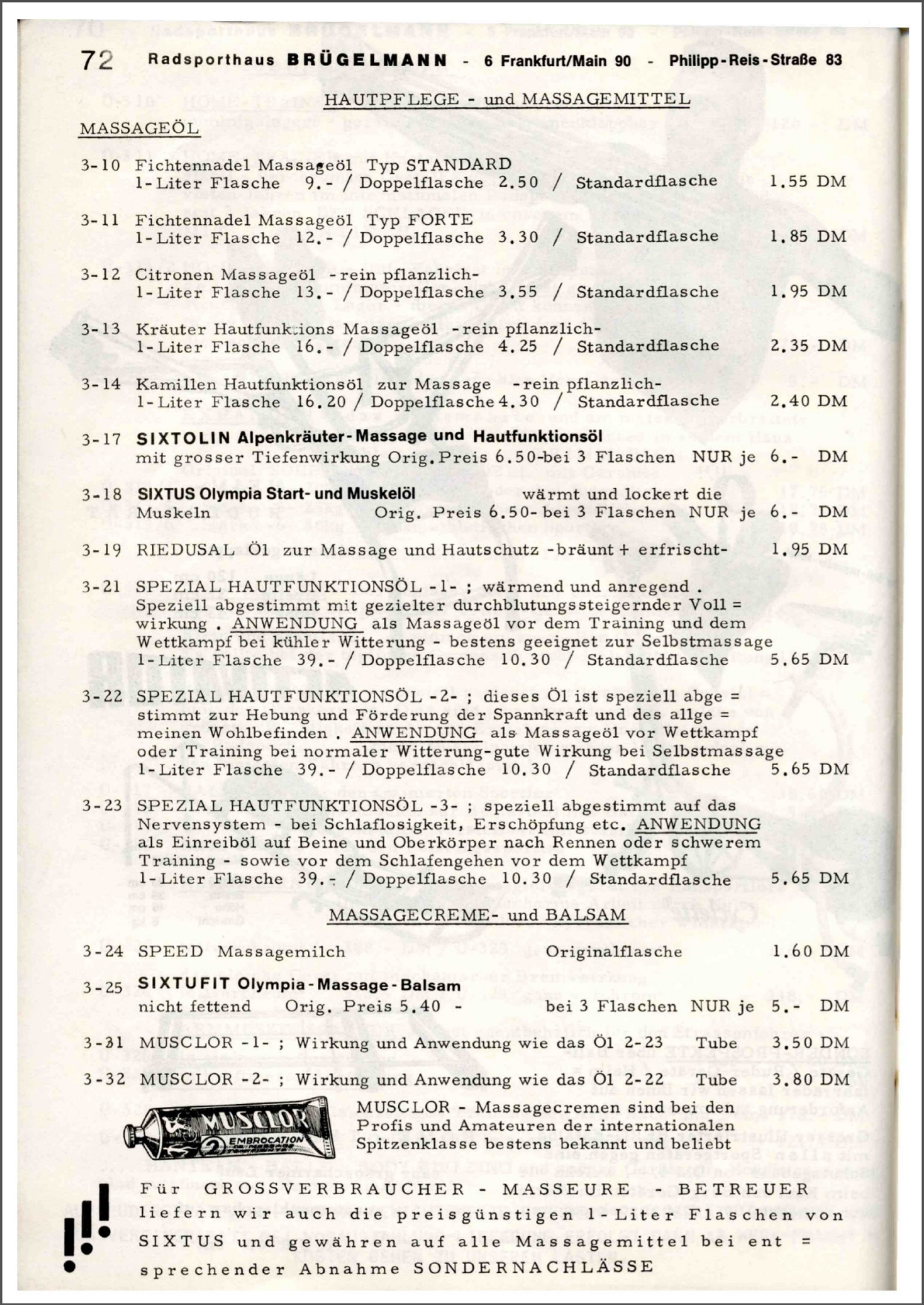 Brügelmann catalog (1973)