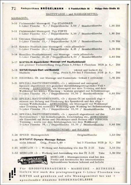 Brügelmann catalog (1973)