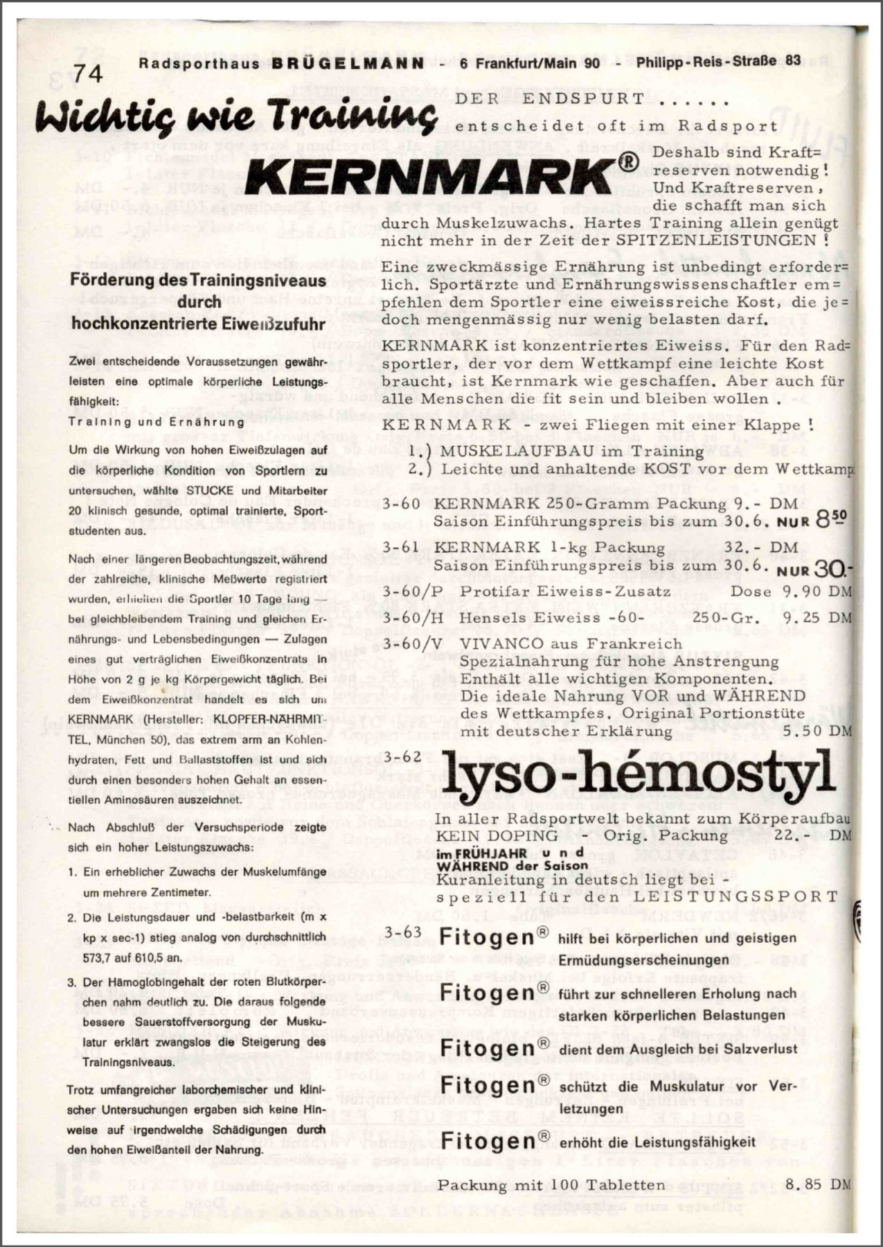 Brügelmann catalog (1973)