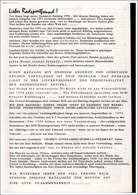 Brügelmann catalog (1974)