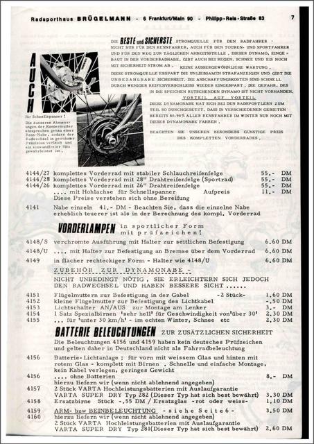 Brügelmann catalog (1974)