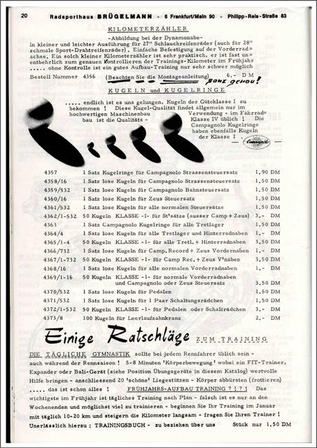 Brügelmann catalog (1974)