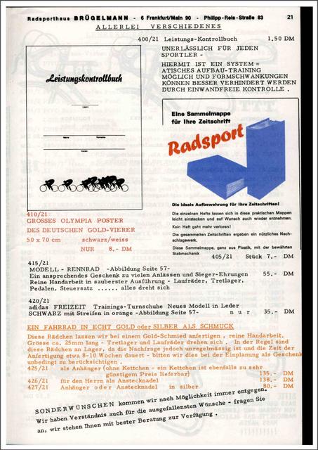 Brügelmann catalog (1974)