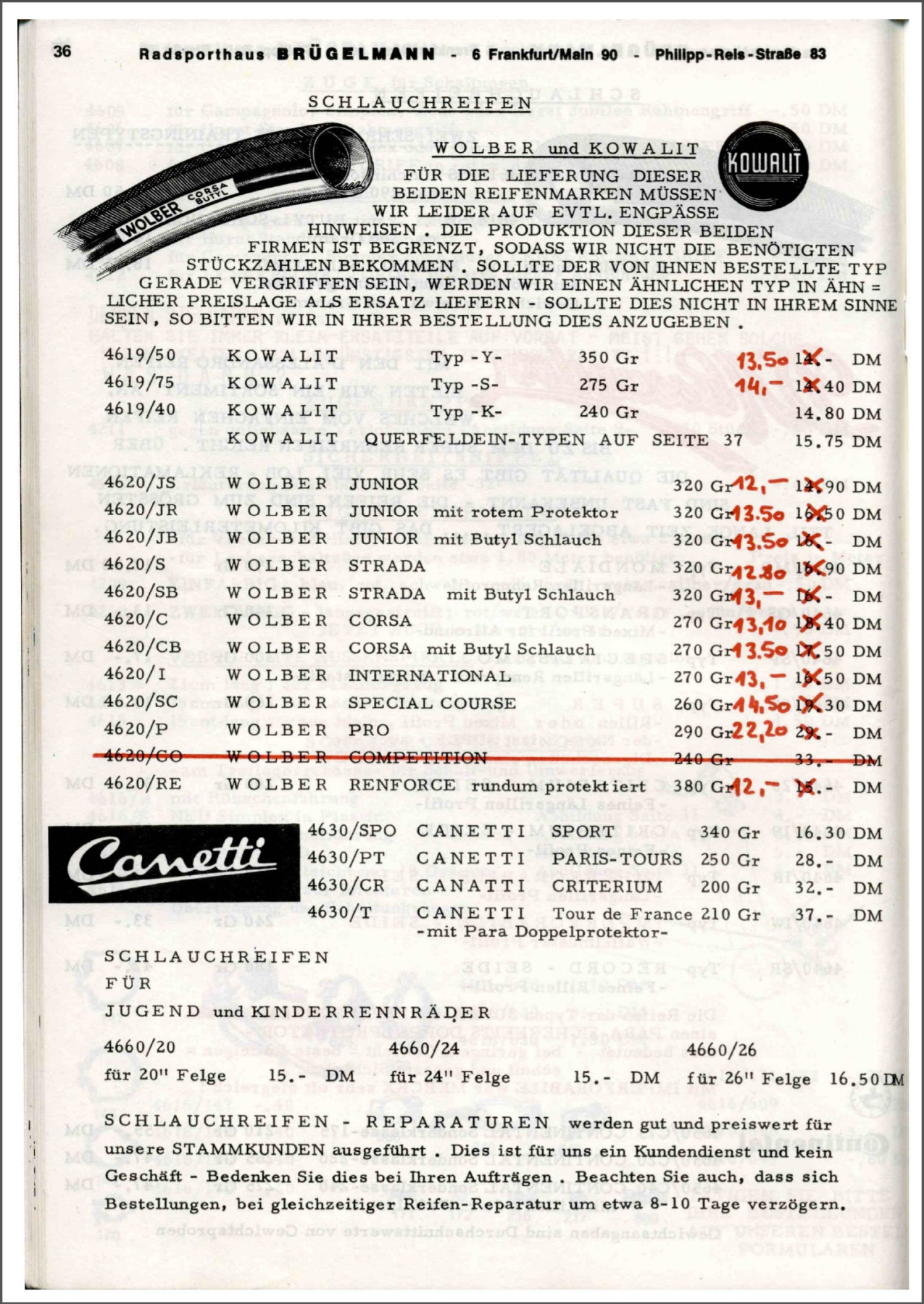 Brügelmann catalog (1974)