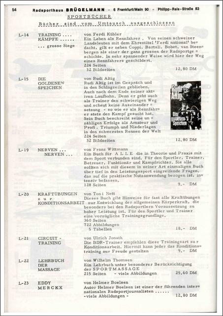 Brügelmann catalog (1974)