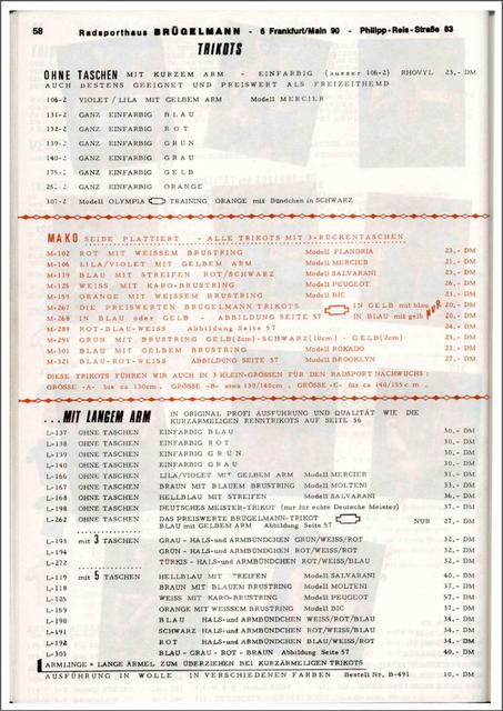 Brügelmann catalog (1974)