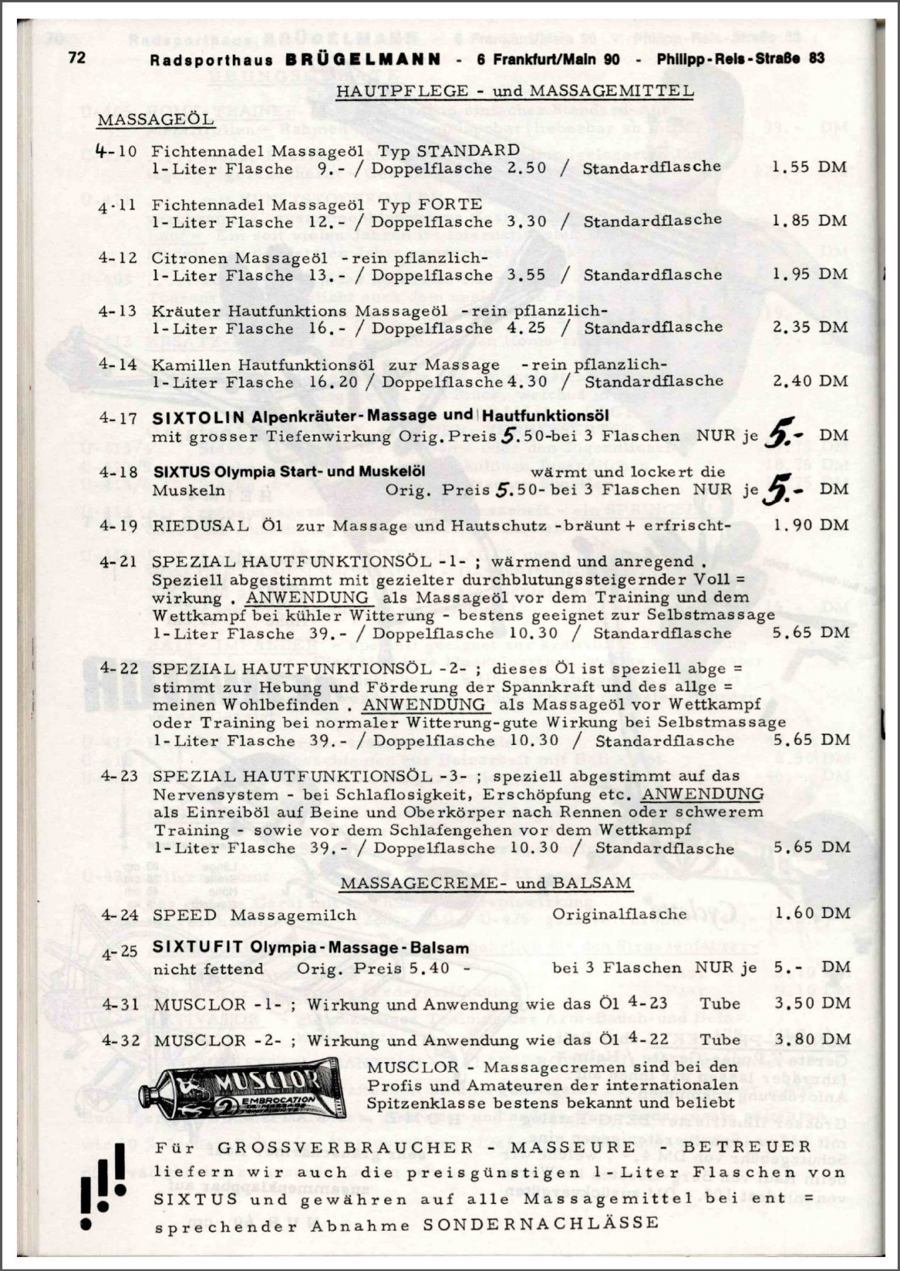 Brügelmann catalog (1974)