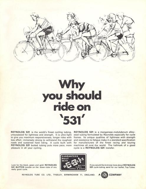 Reynolds 531 advertisement (09-1968)